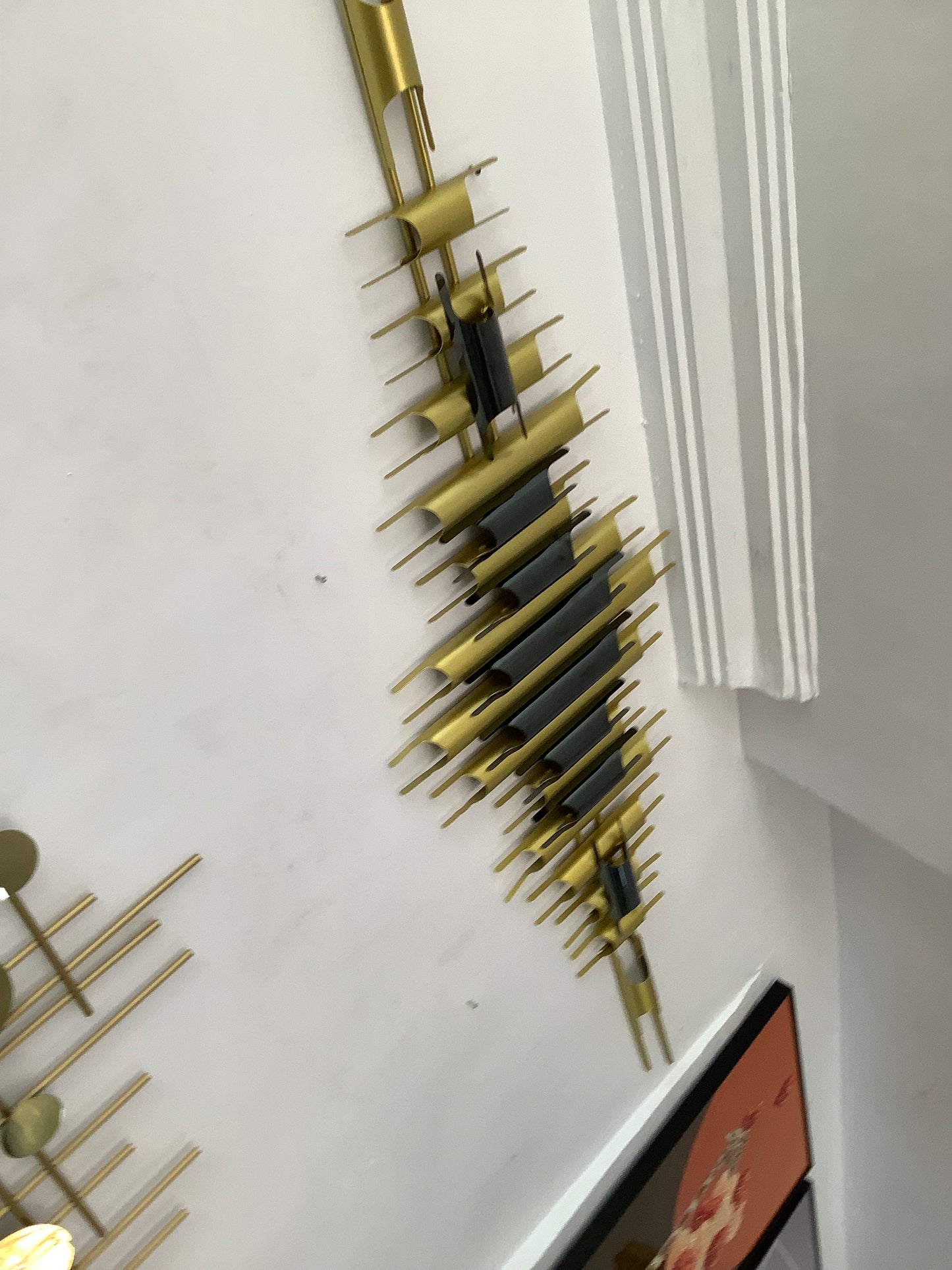 Black and Gold Metallic Wall Art