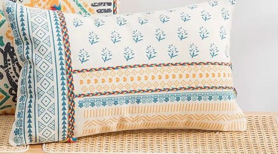 Throw pillows (African print)