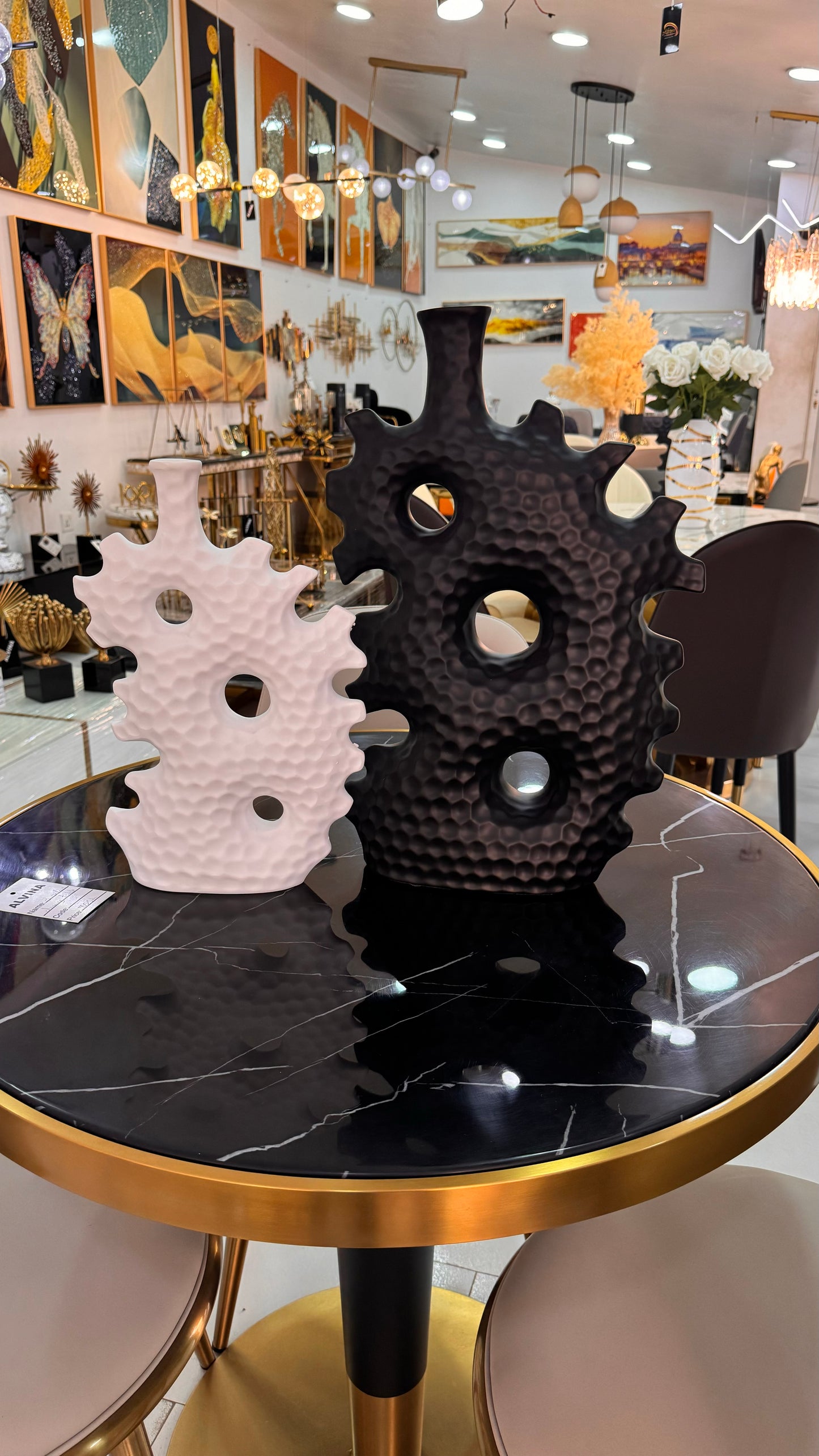 2 in 1 luxury vase decor