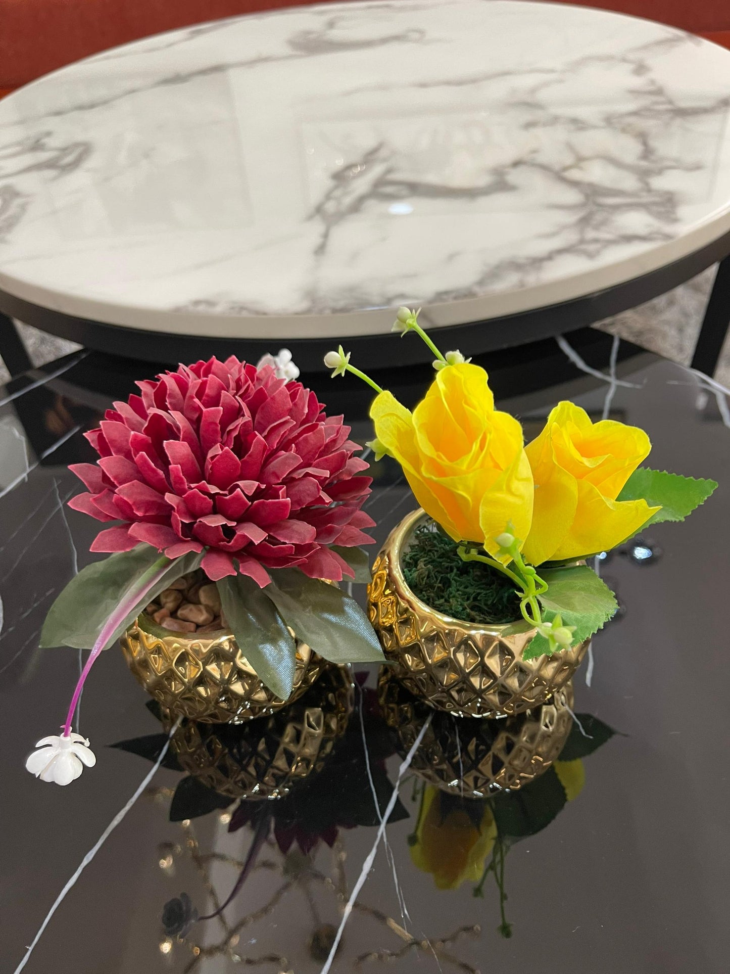 Dimple table plant
