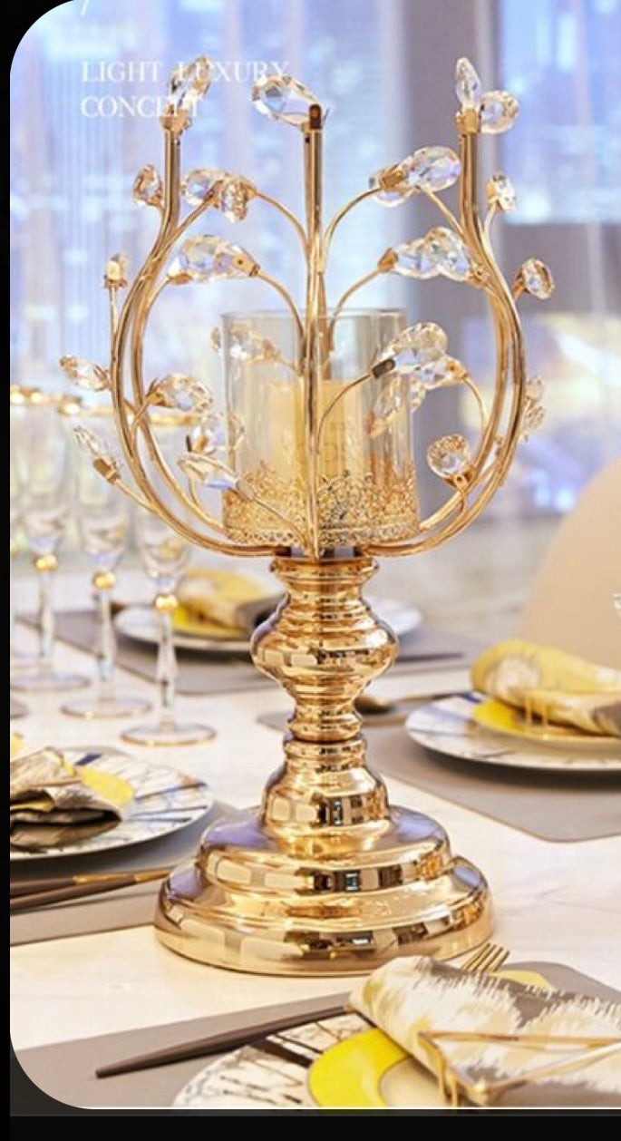 Candle holder table decor