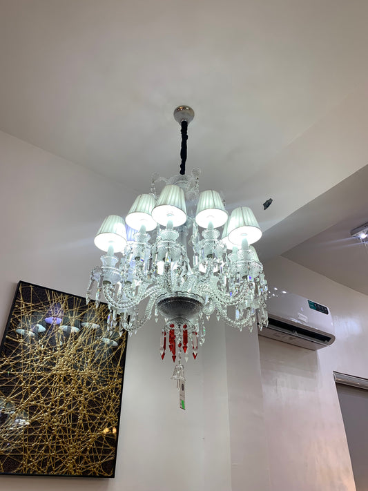 12 Cups Crystal Chandelier