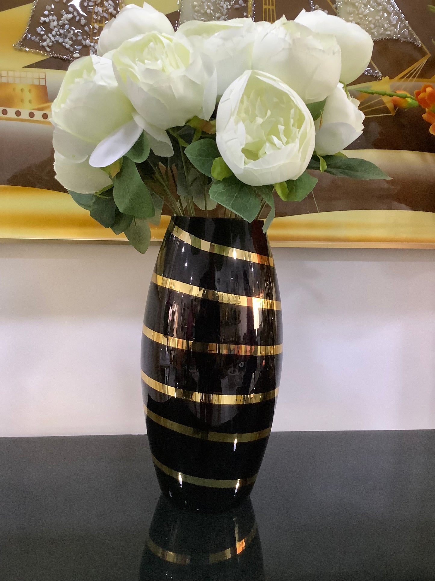 Vase and Roses