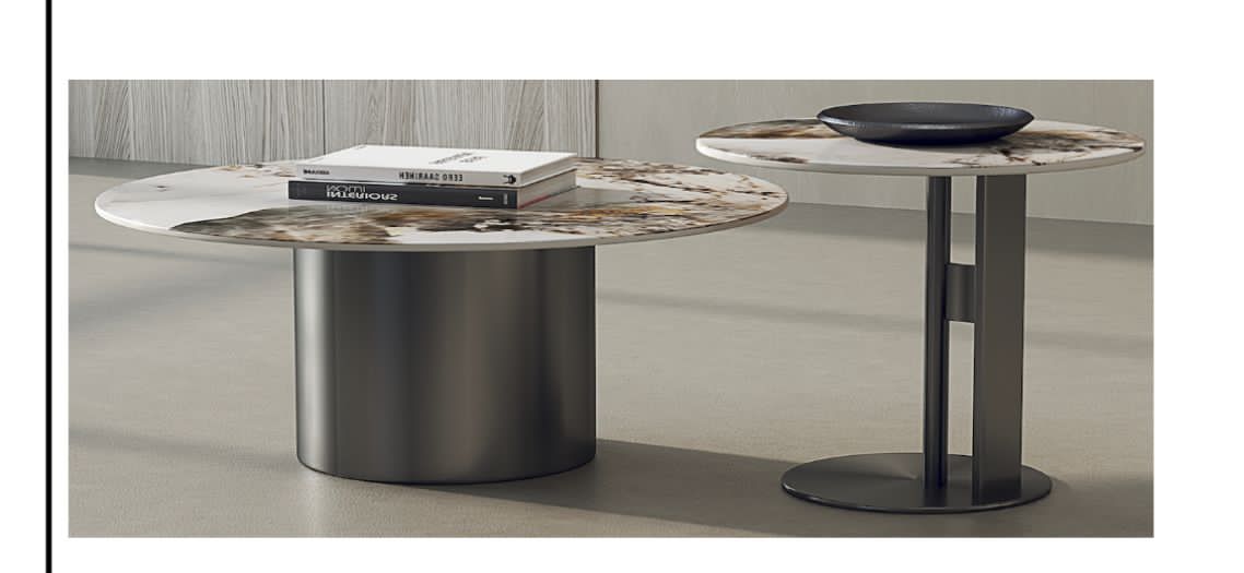 2 in 1 coffee table silver