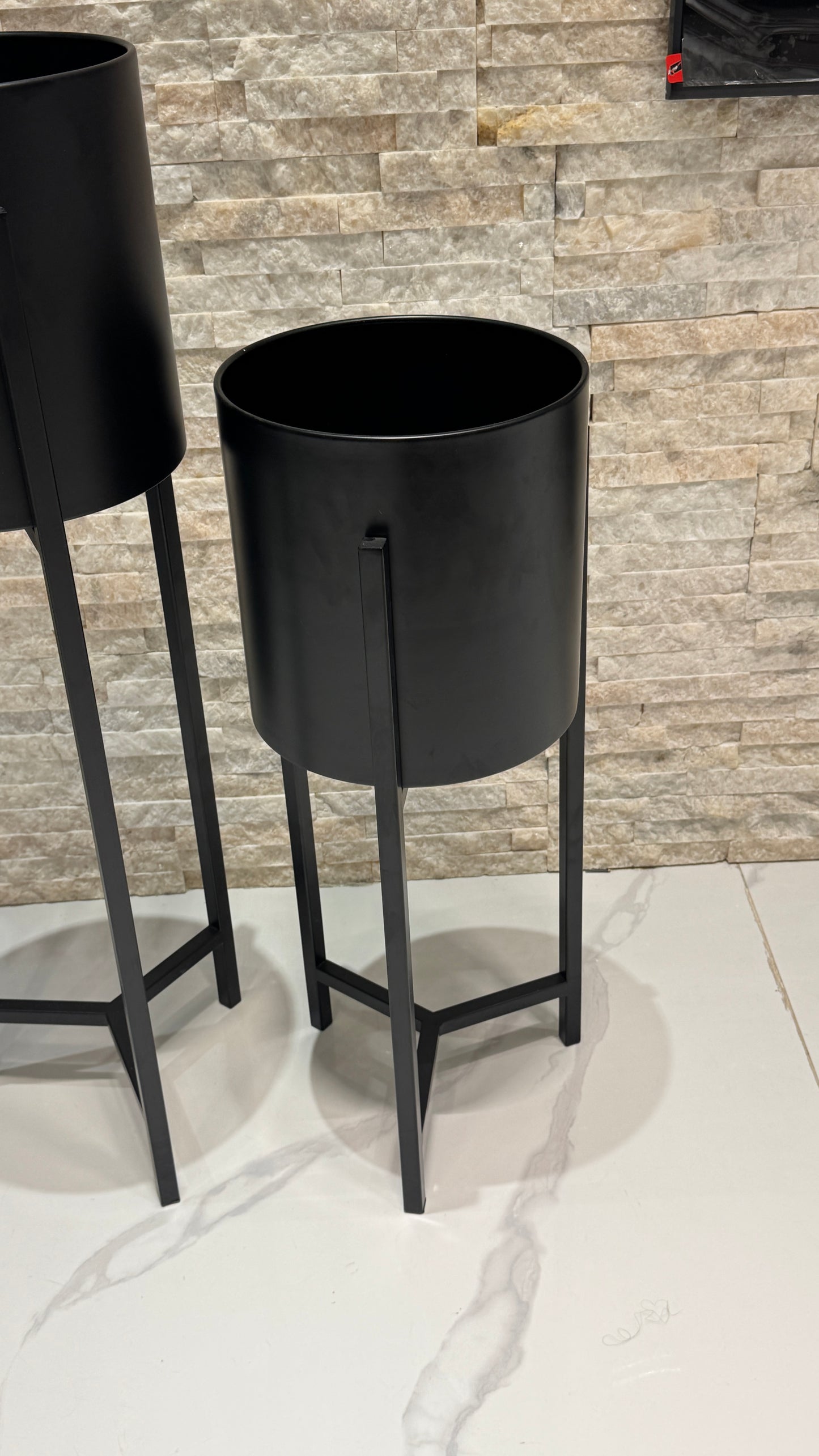 Matte Black Stainless Vase SN03
