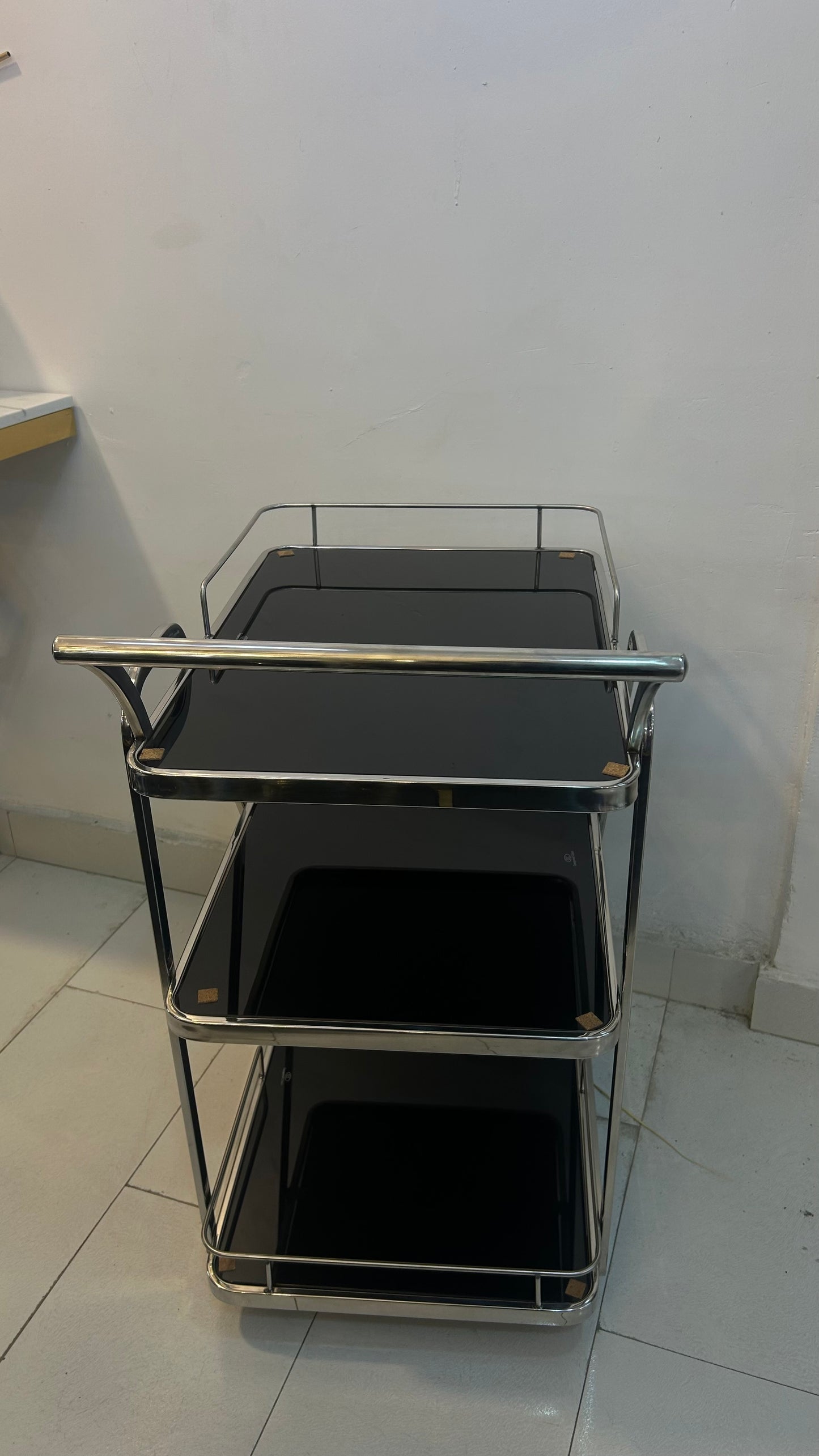Wine Trolley (Silver)