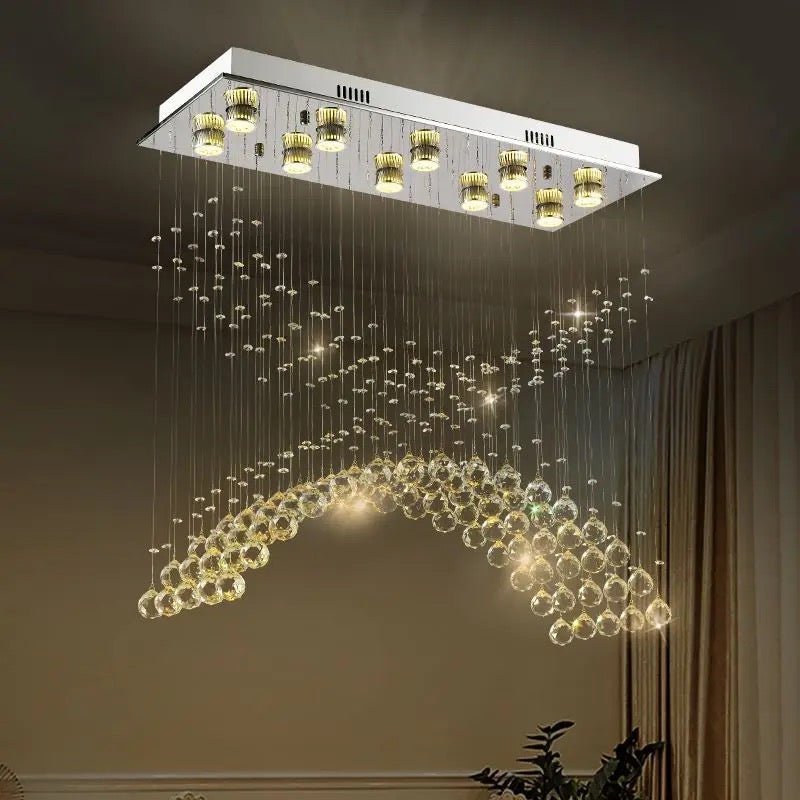 Rain Drops Crystal Chandelier