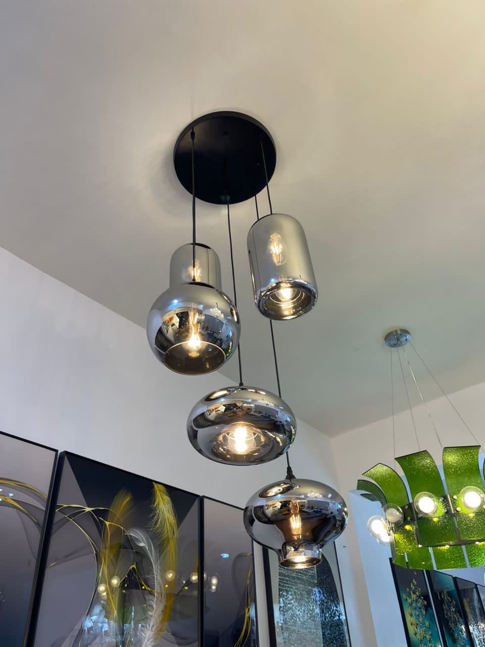 5 cups chandelier ( round base)
