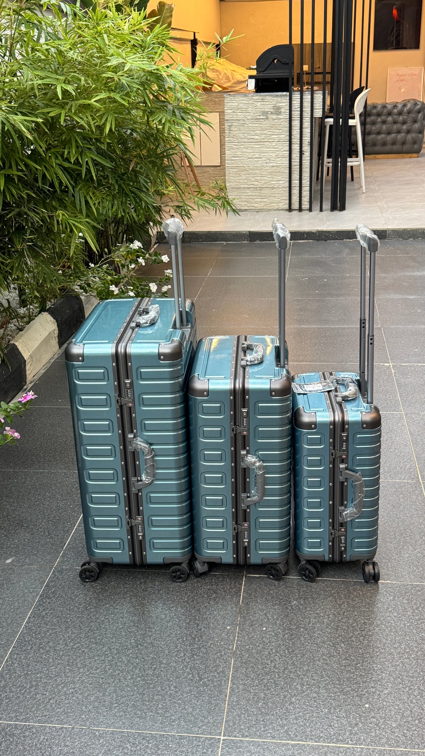 3 in 1 blue Travel Luggage B