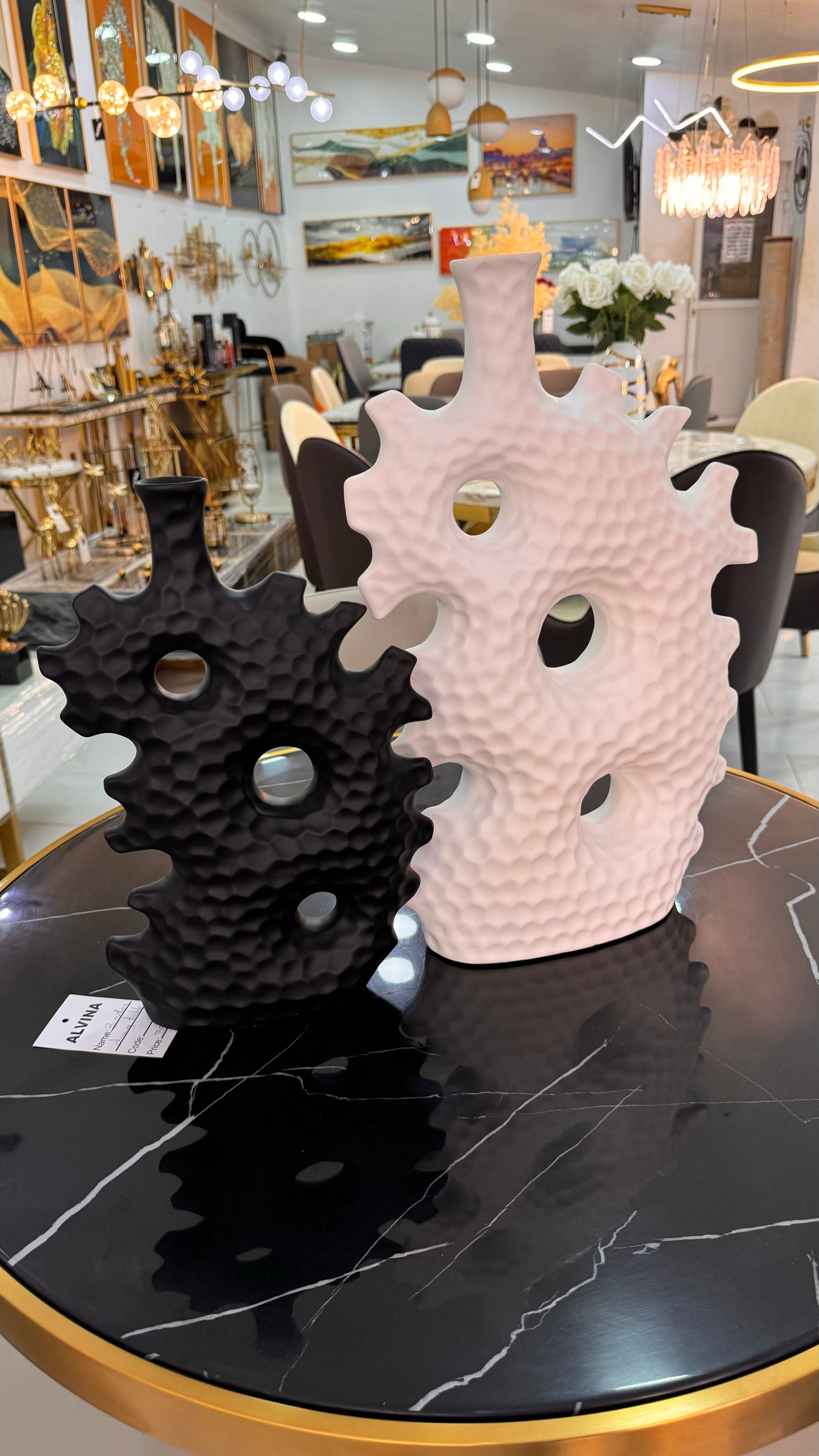 2 in 1 luxury vase decor