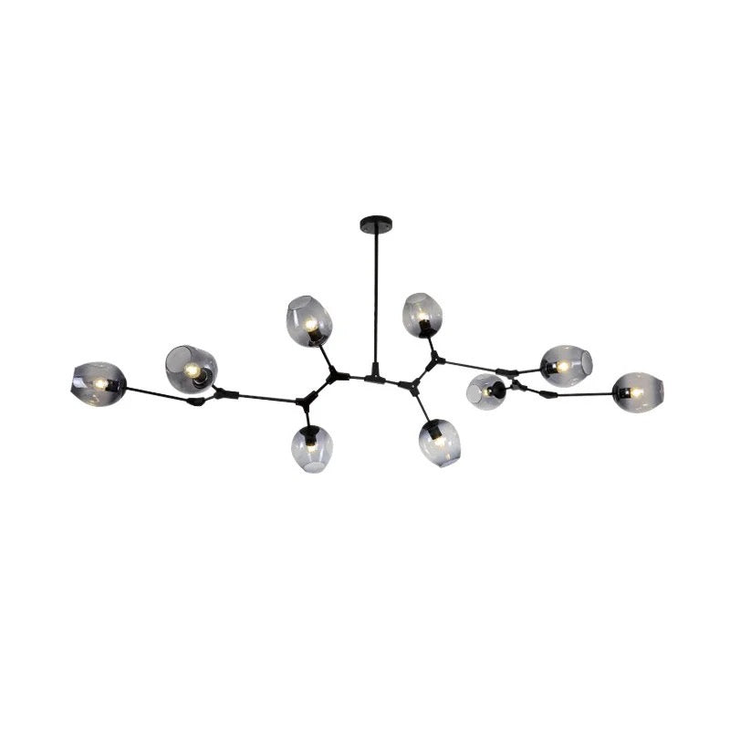 11 Cups BlacK Nordic Chandelier