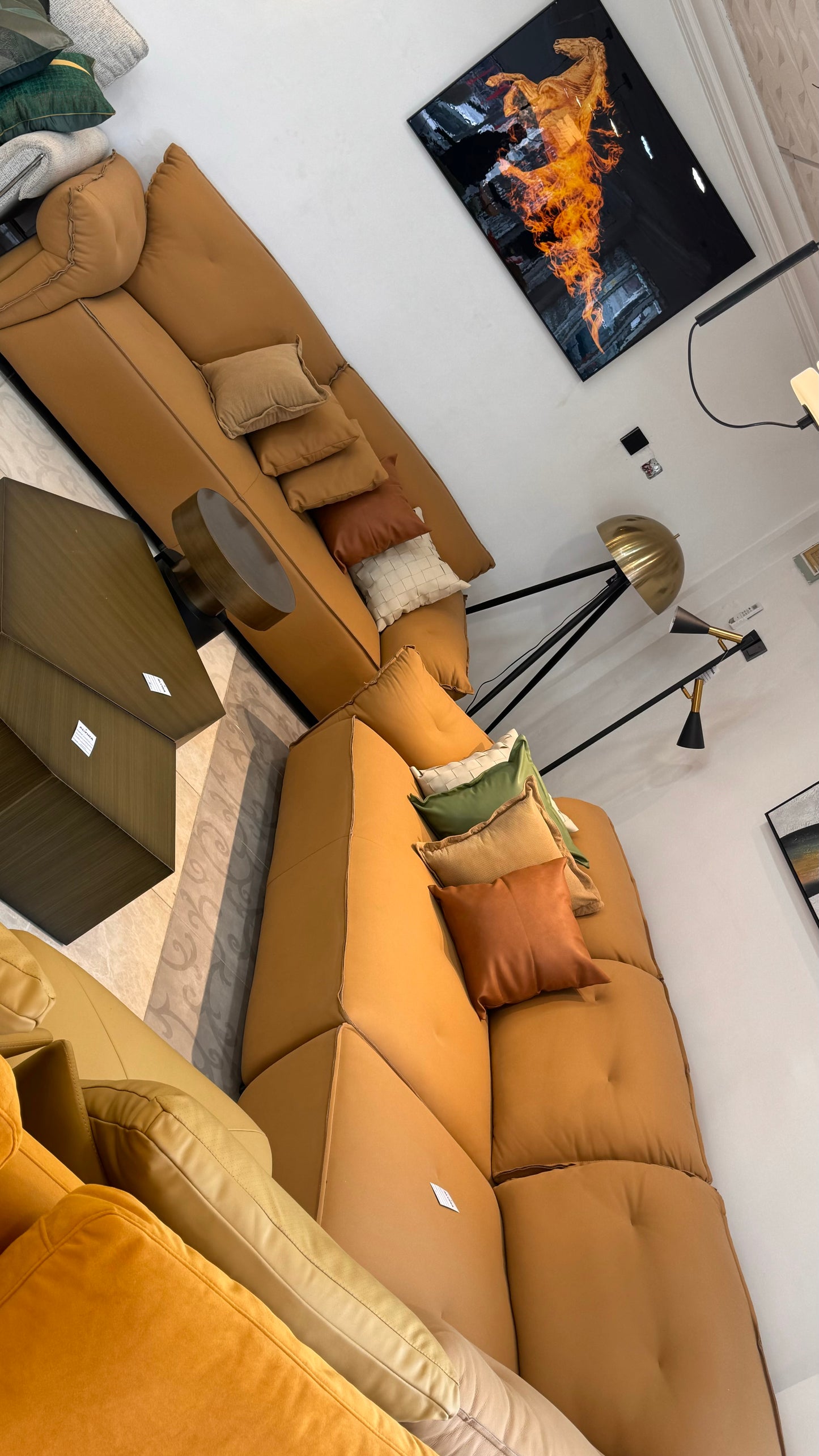 3,2 leather sofa set