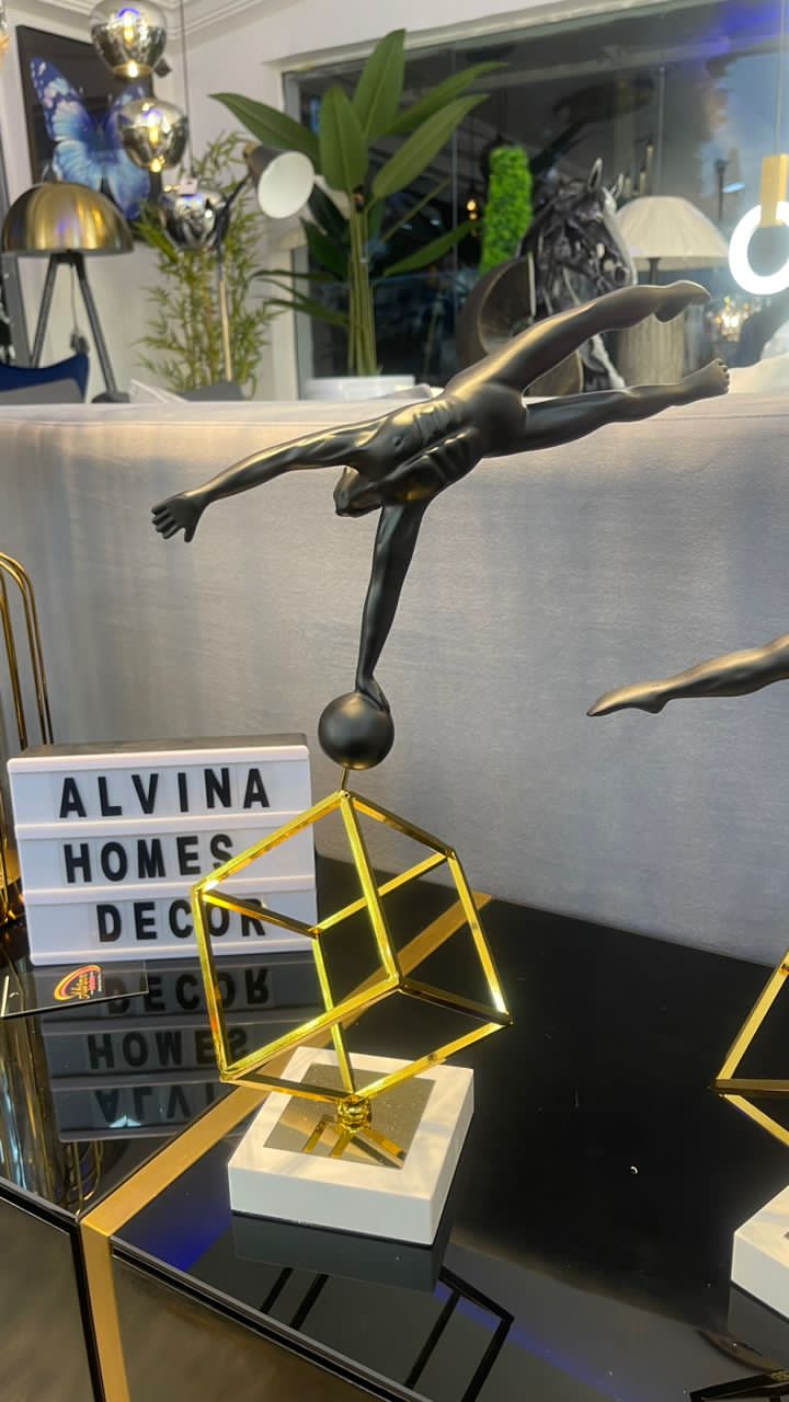 Gymnastics figurine decor