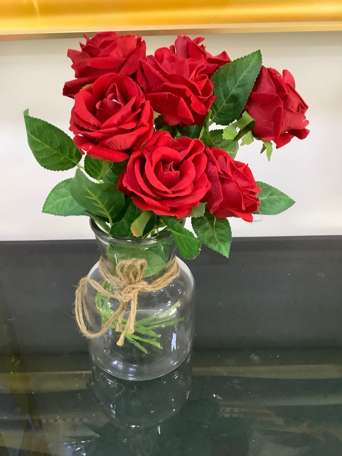 Roses in a vase