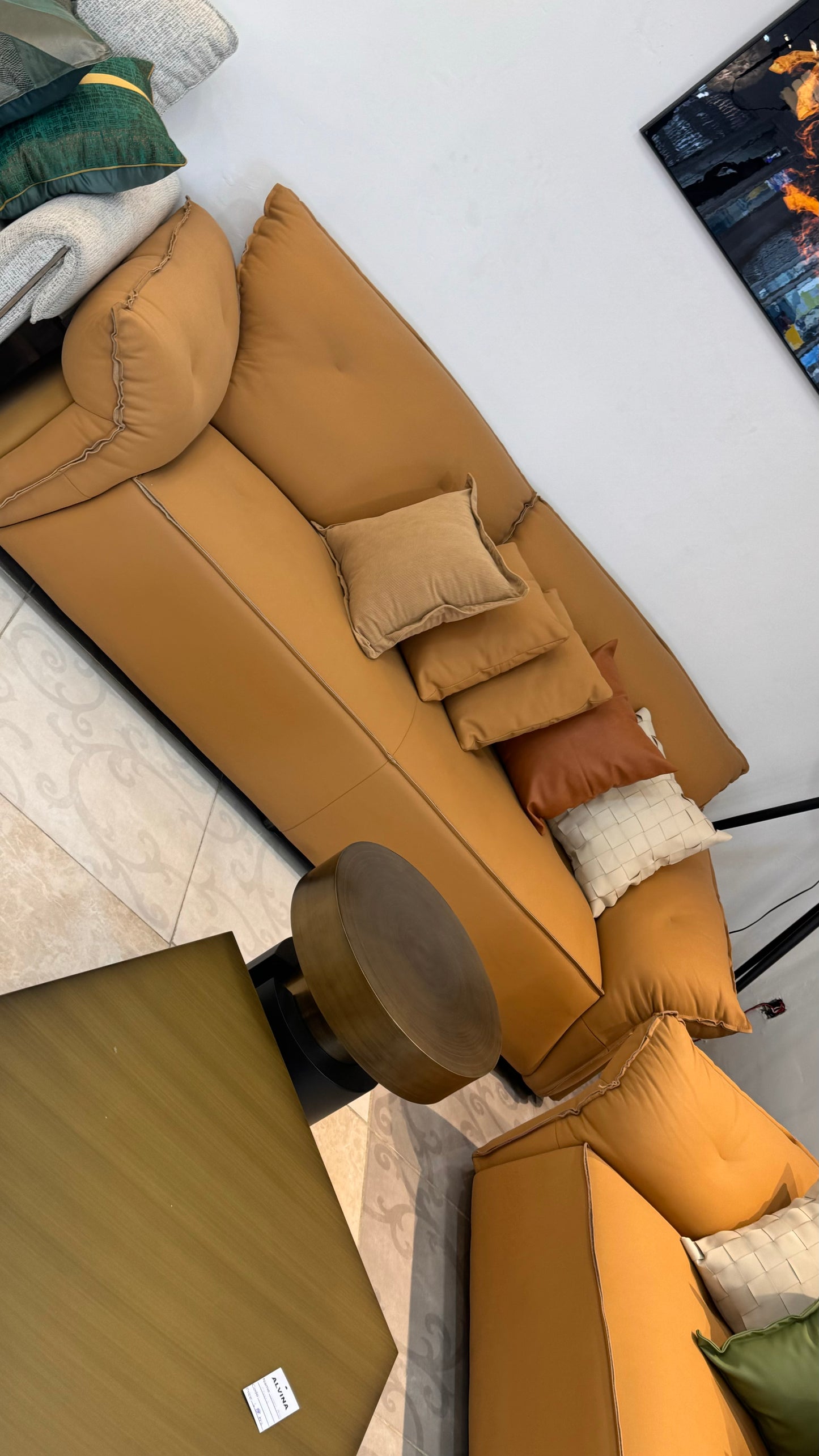 3,2 leather sofa set