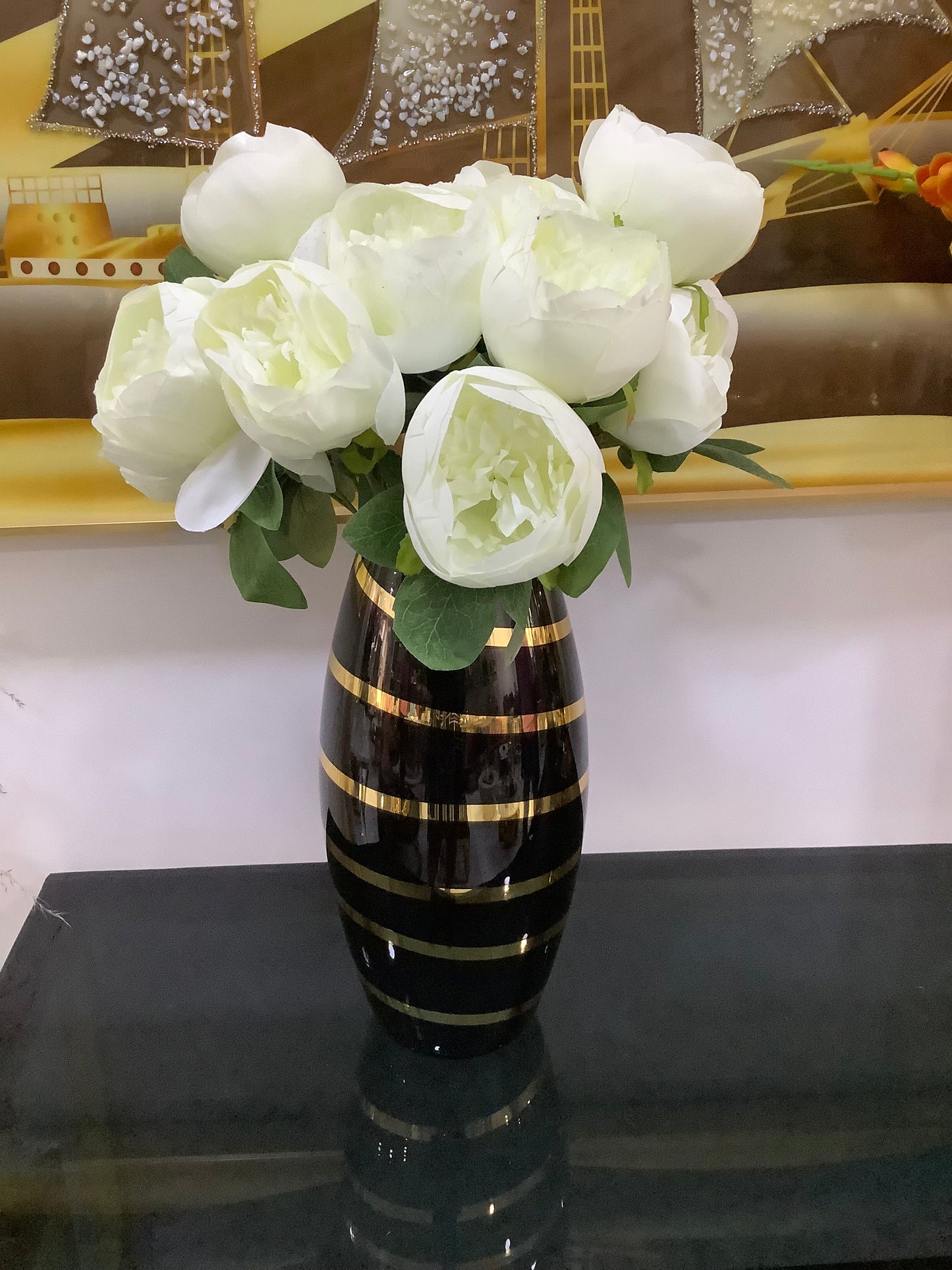 Vase and Roses