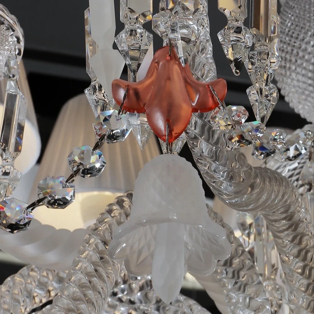 12 Cups Crystal Chandelier