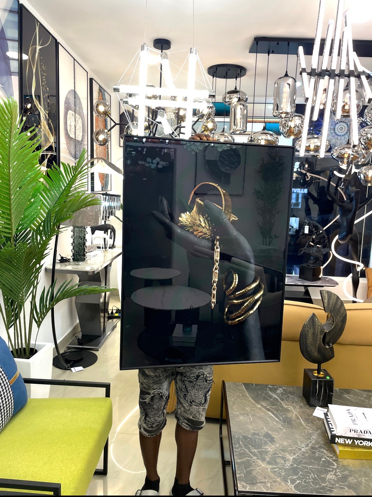 H1 60 by 80cm plain frame