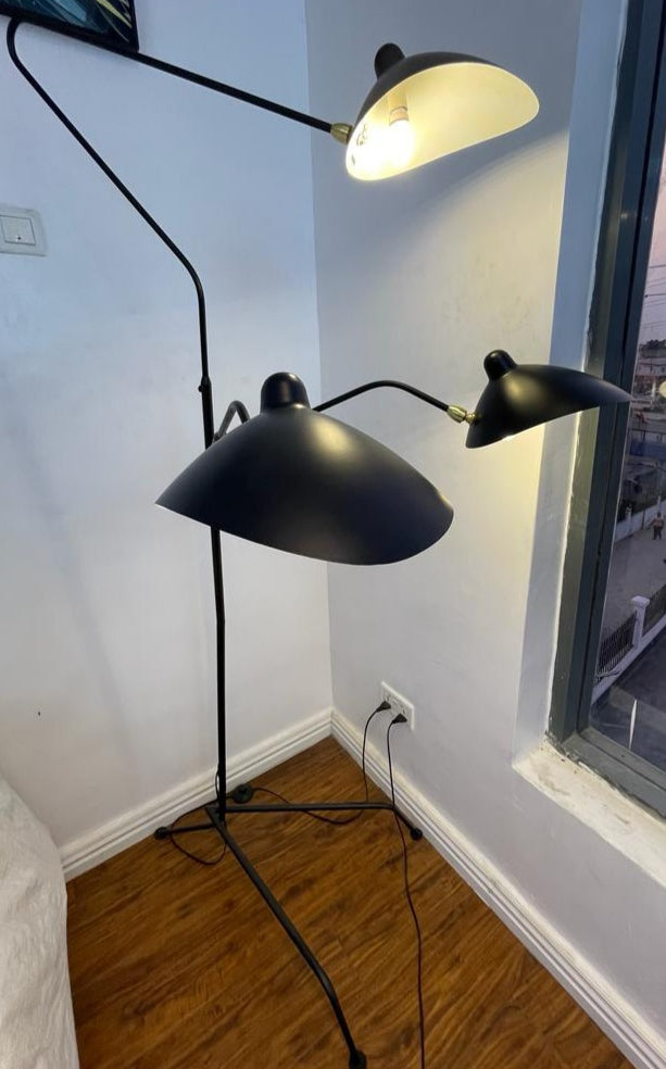 3 arms standing lamp