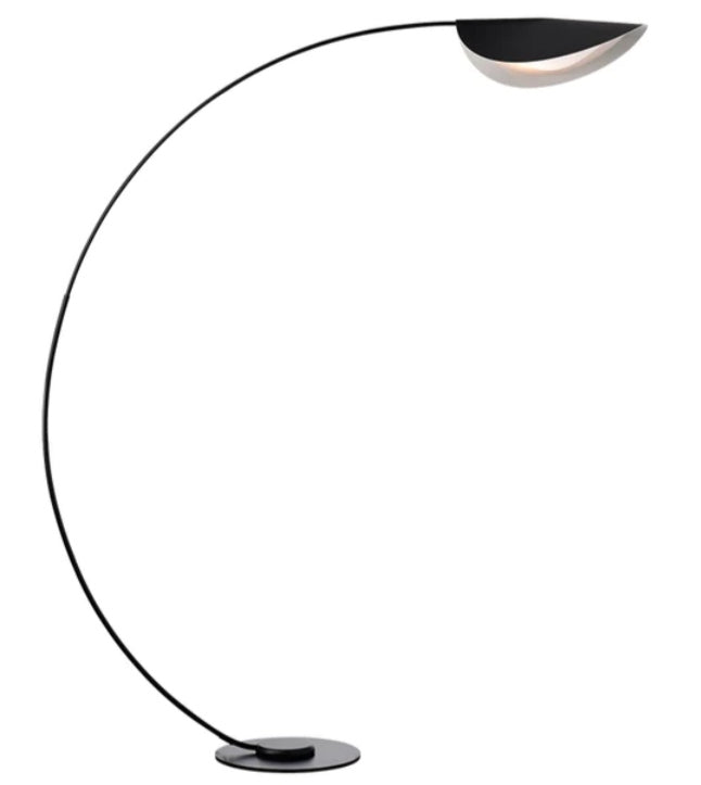 Curvy standing lamp