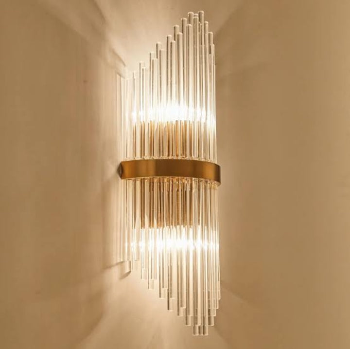 Crystal wall light