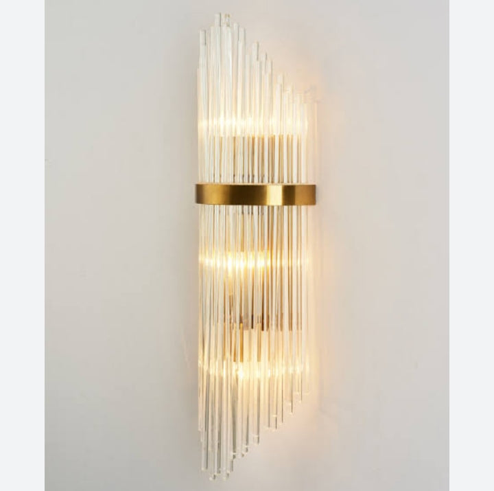 Crystal wall light