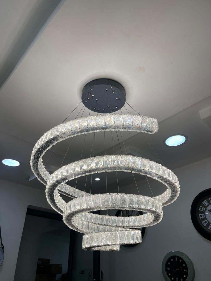 3 Tones crystal chandelier