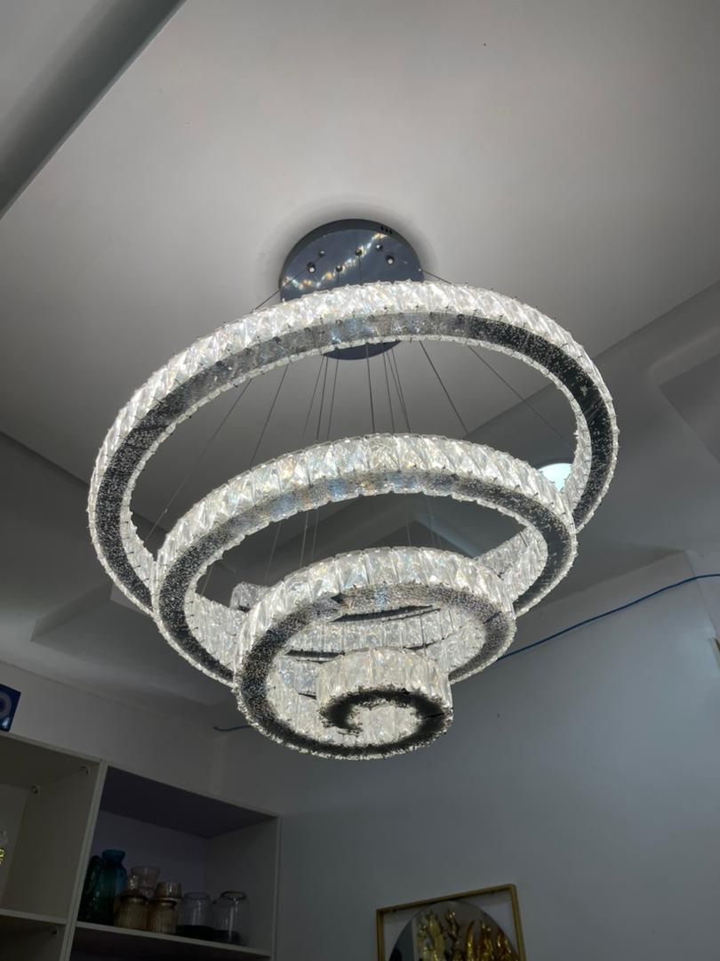 3 Tones crystal chandelier