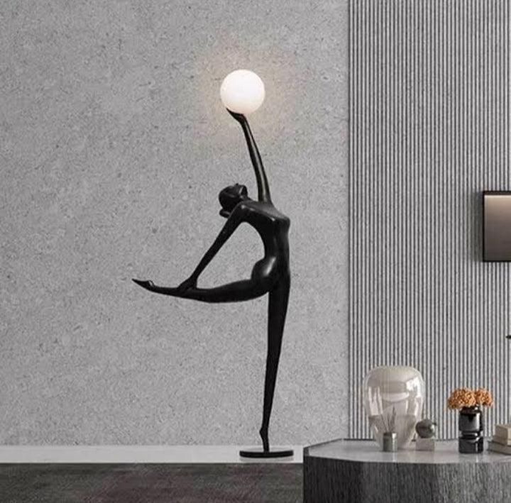 Human ballerina floor lamp