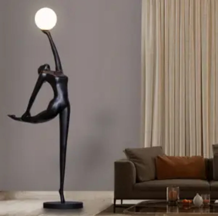 Human ballerina floor lamp