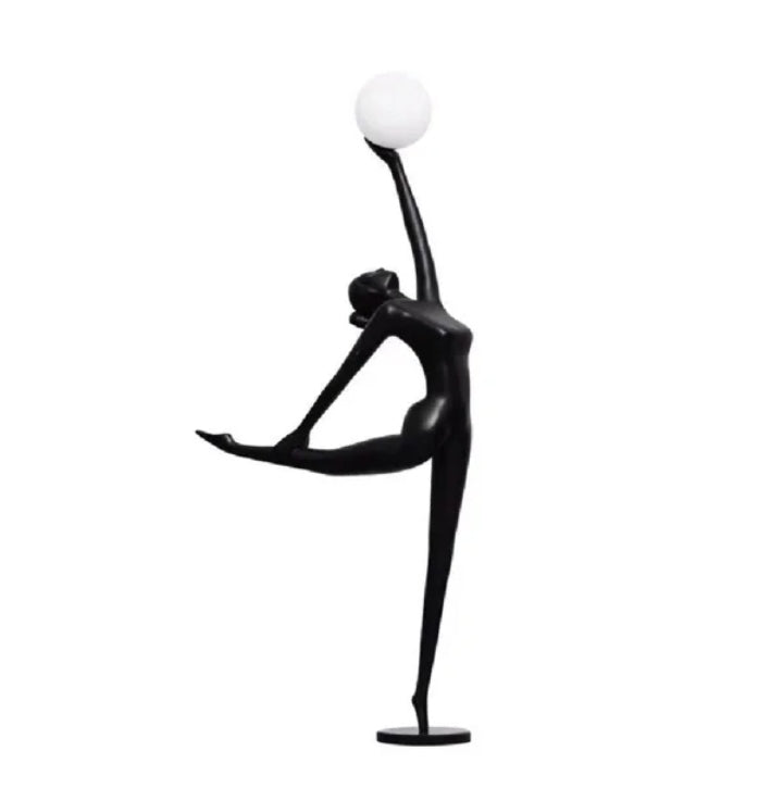Human ballerina floor lamp