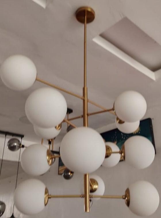 White Nordic Chandelier