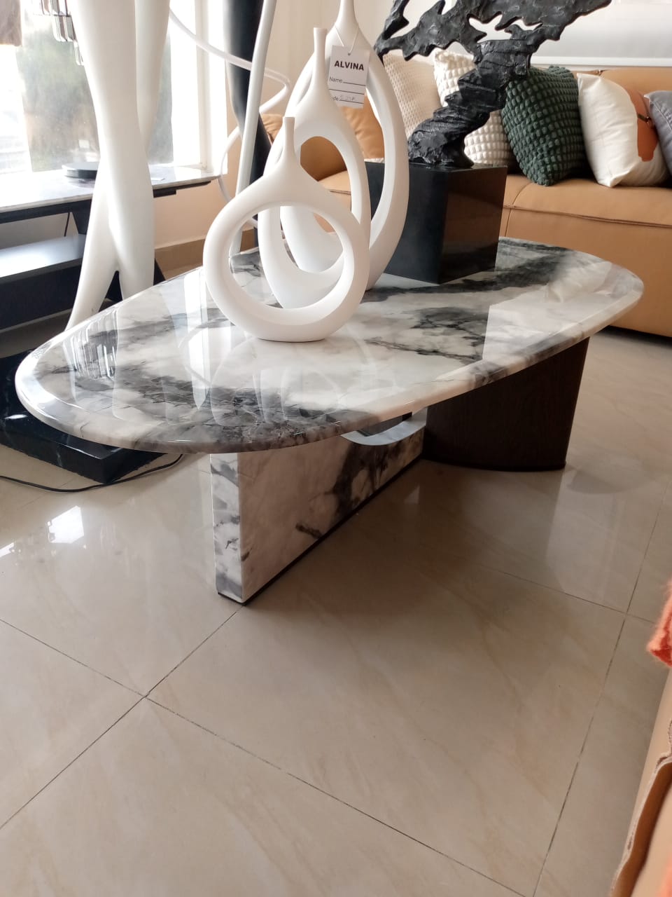 Coffee table marble