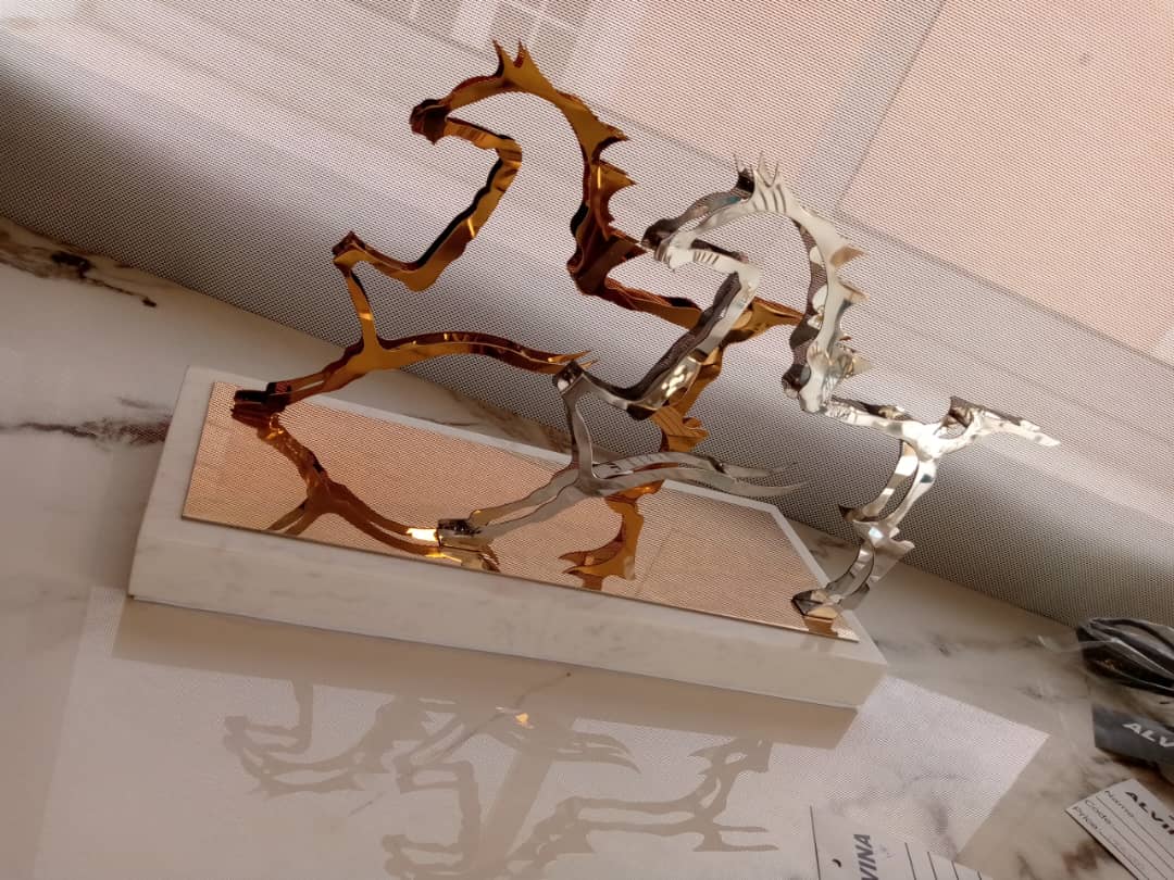 Transparent horse