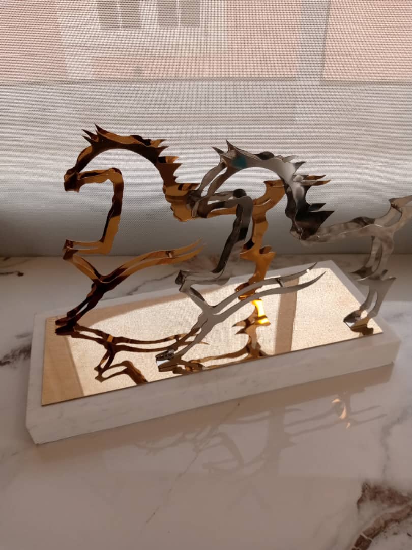 Transparent horse