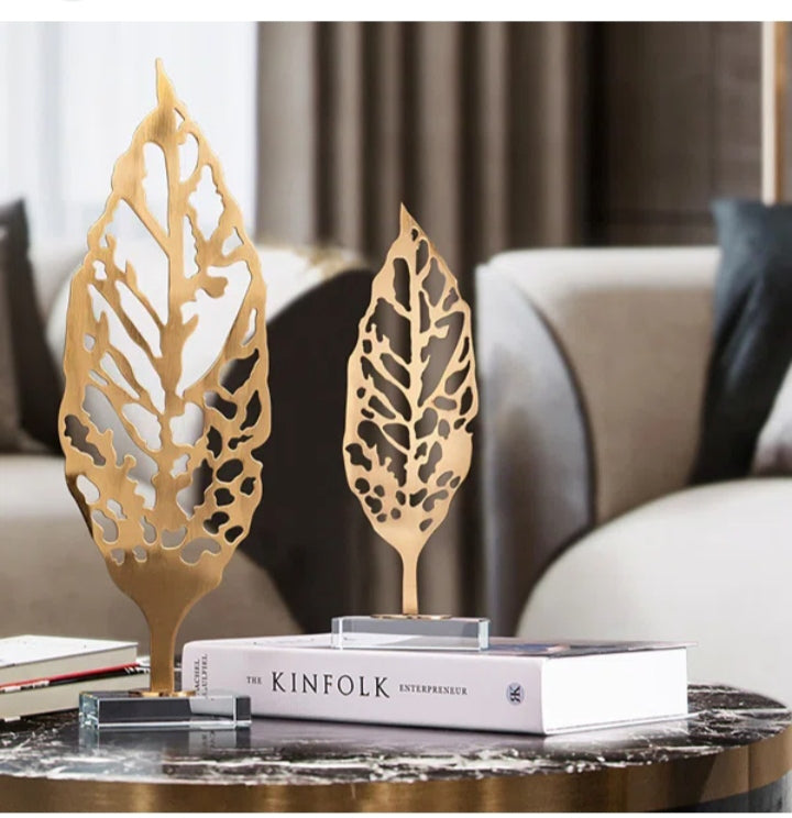 Crystal base leaf decor LF06