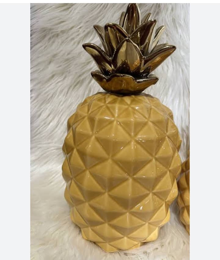 Yellow pineapple decor