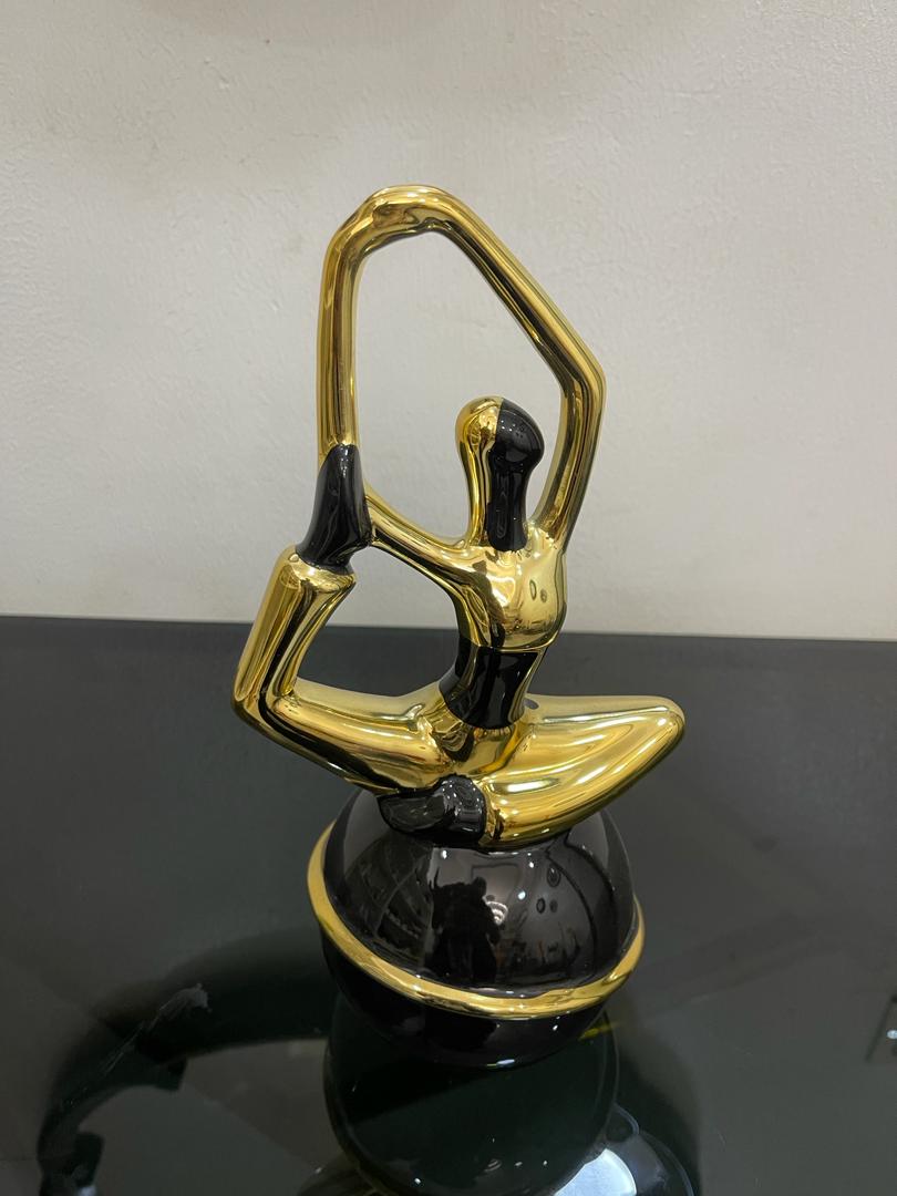 Yoga ball lady