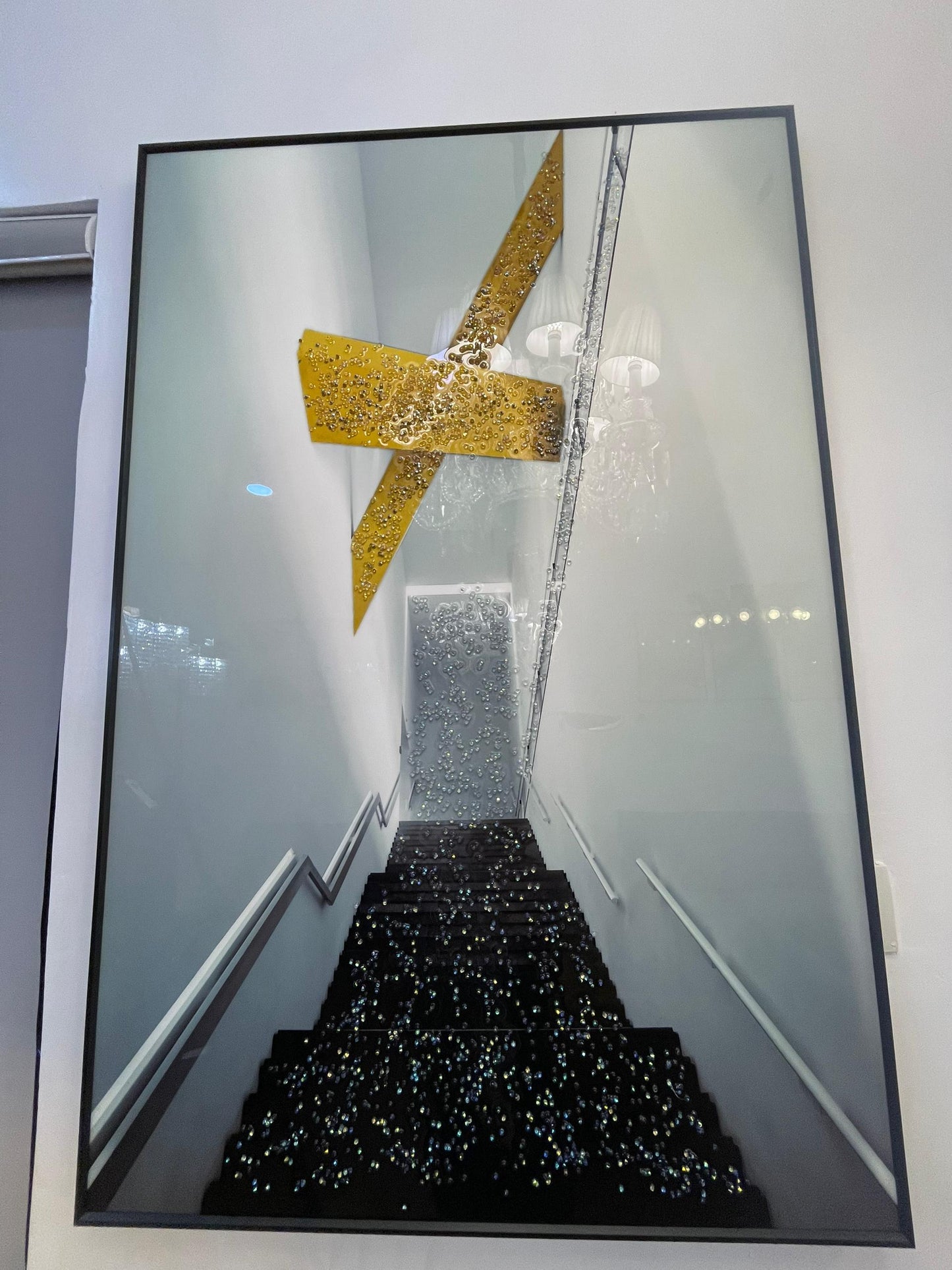 80 by 120cm crystal frame