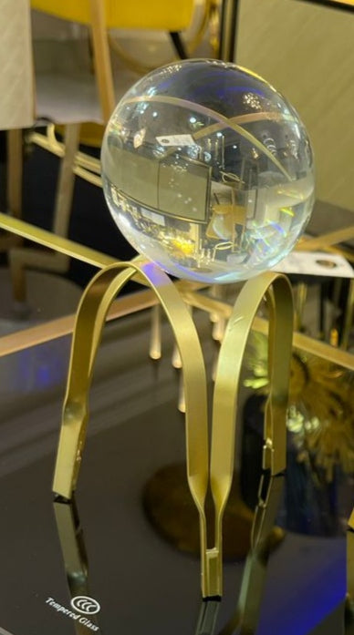 Crystal ball decor