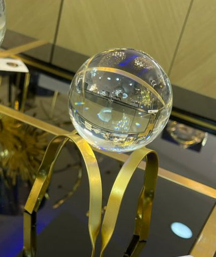 Crystal ball decor