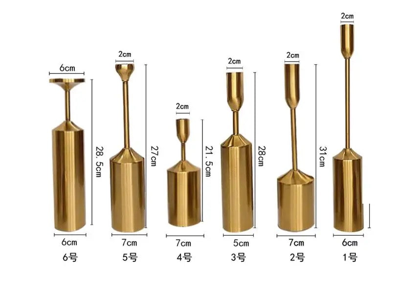 6 in 1 decorative candle holder
