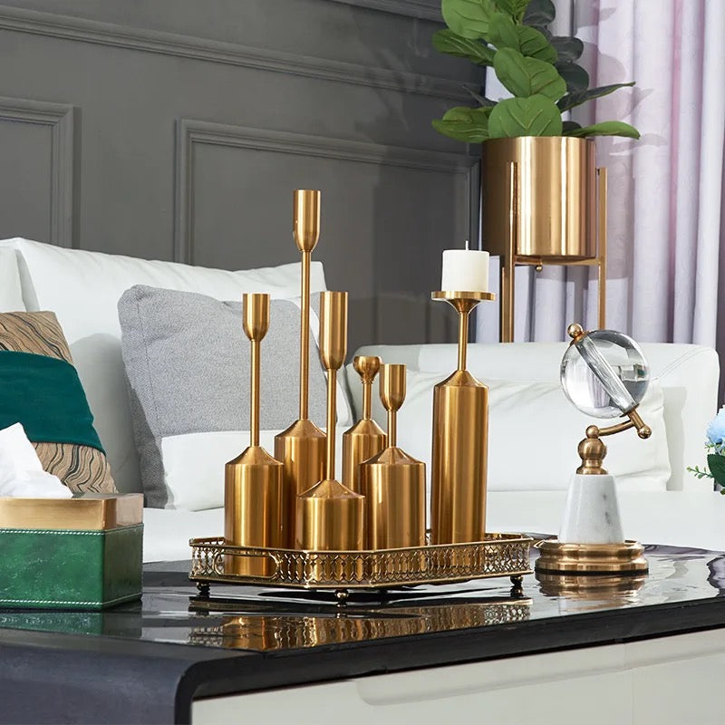 6 in 1 decorative candle holder