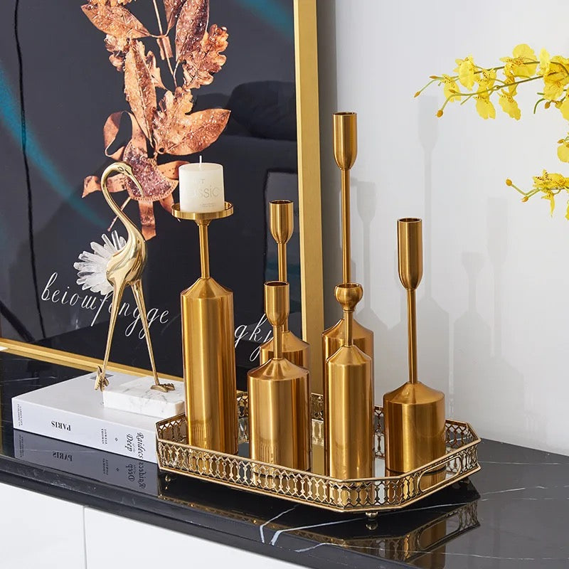 6 in 1 decorative candle holder