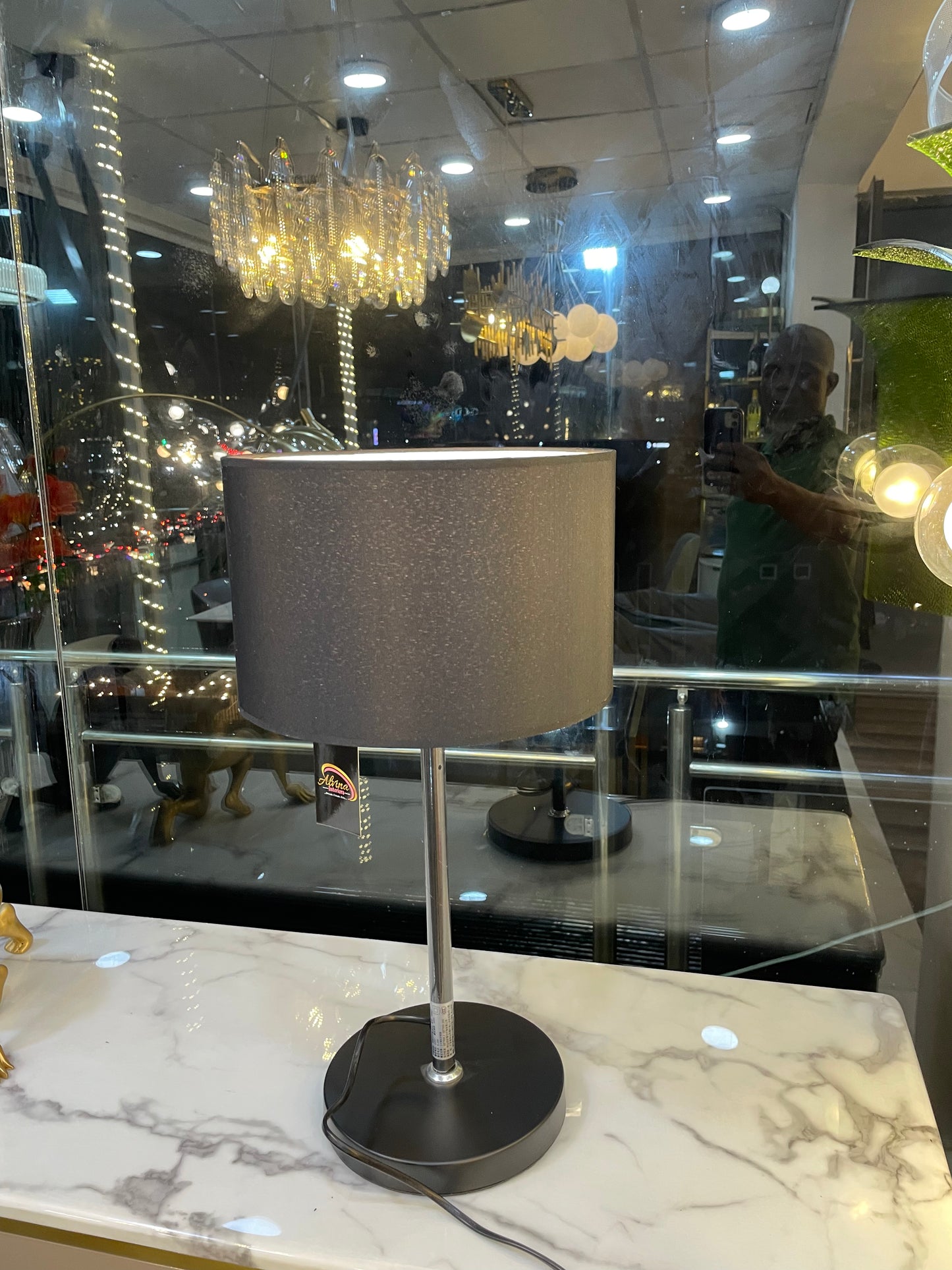 Black Bedside lamp