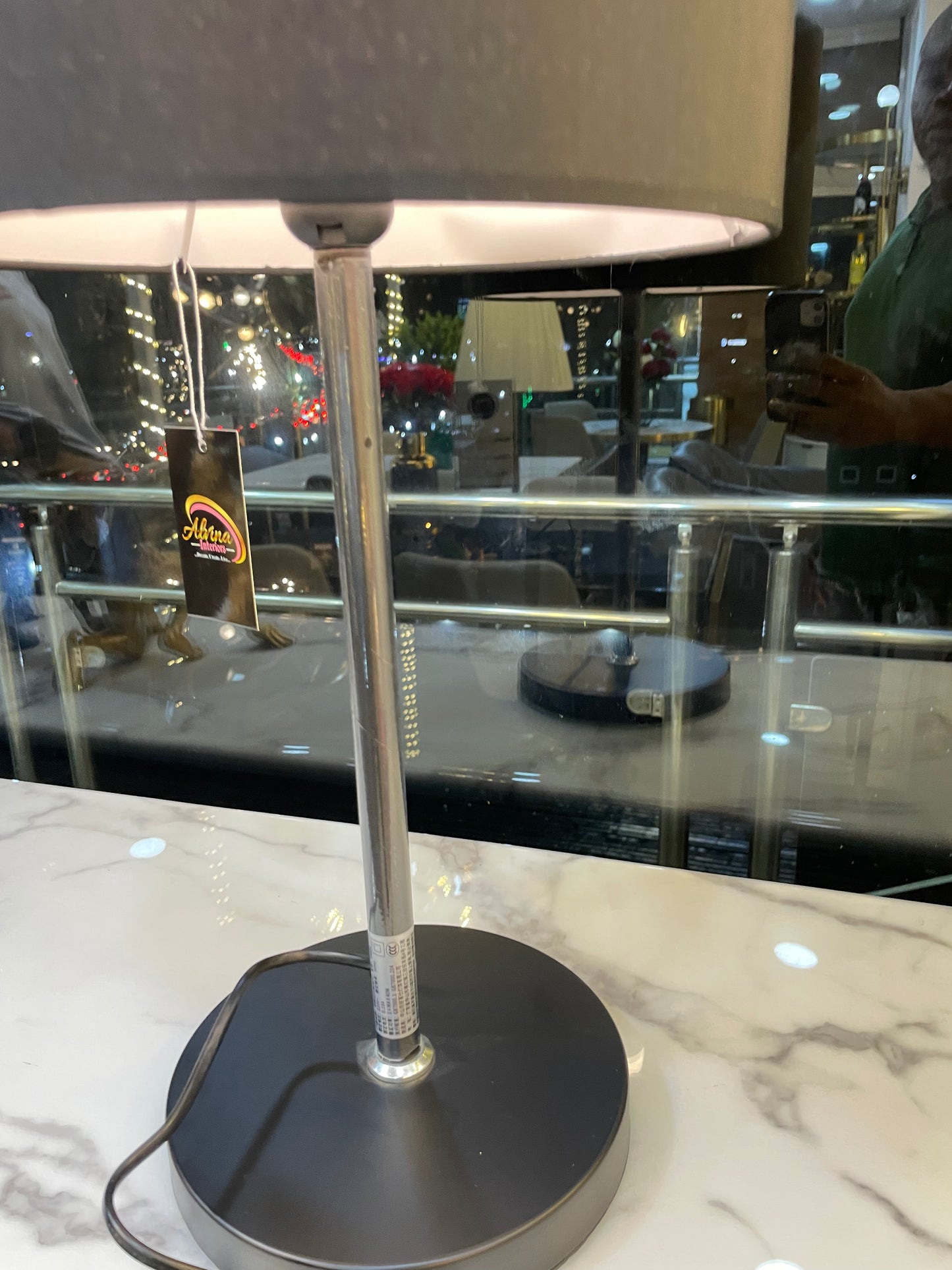 Black Bedside lamp