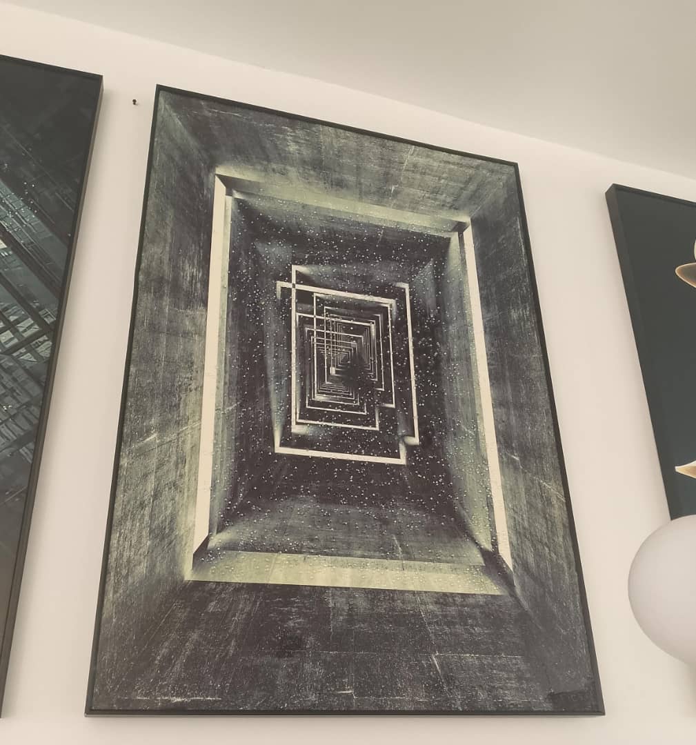80 by 120cm crystal frame