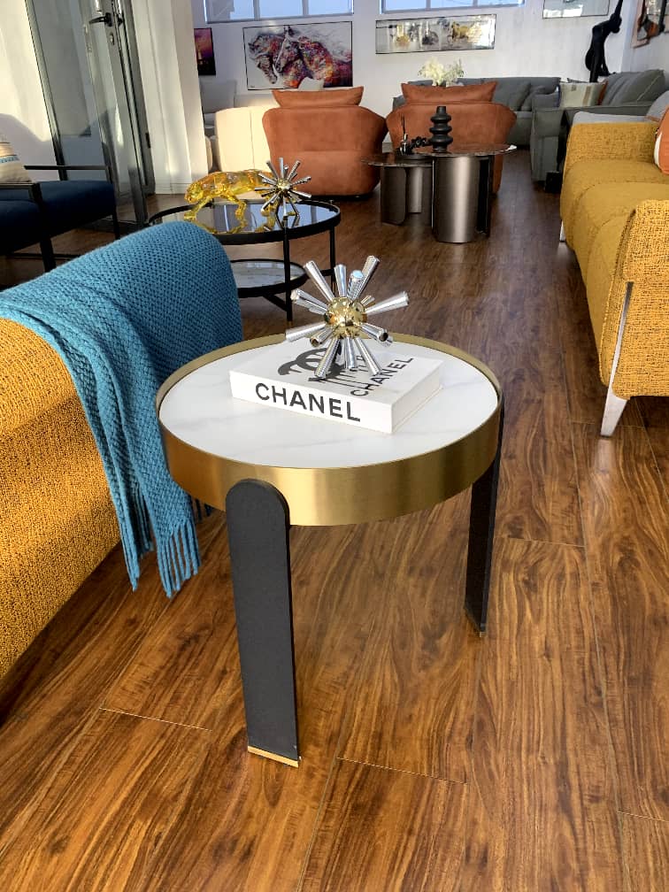 Marble Top Side Stool