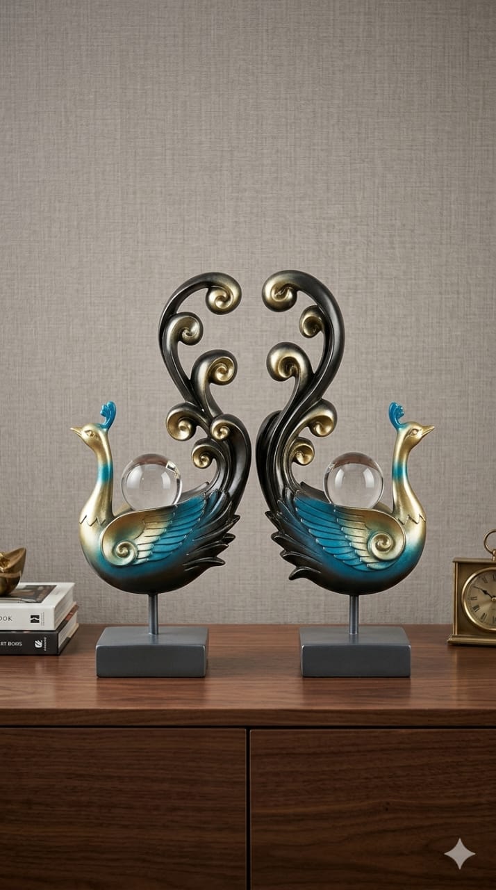 Peacock decor