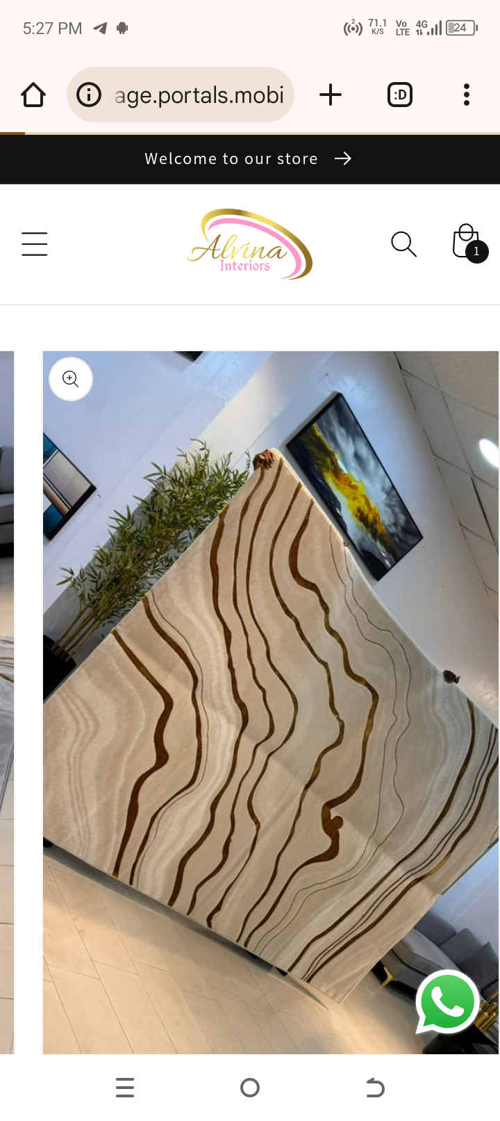 5 by 7ft rug
